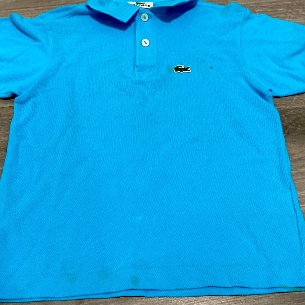 Boys Lacoste polo shirt size 8